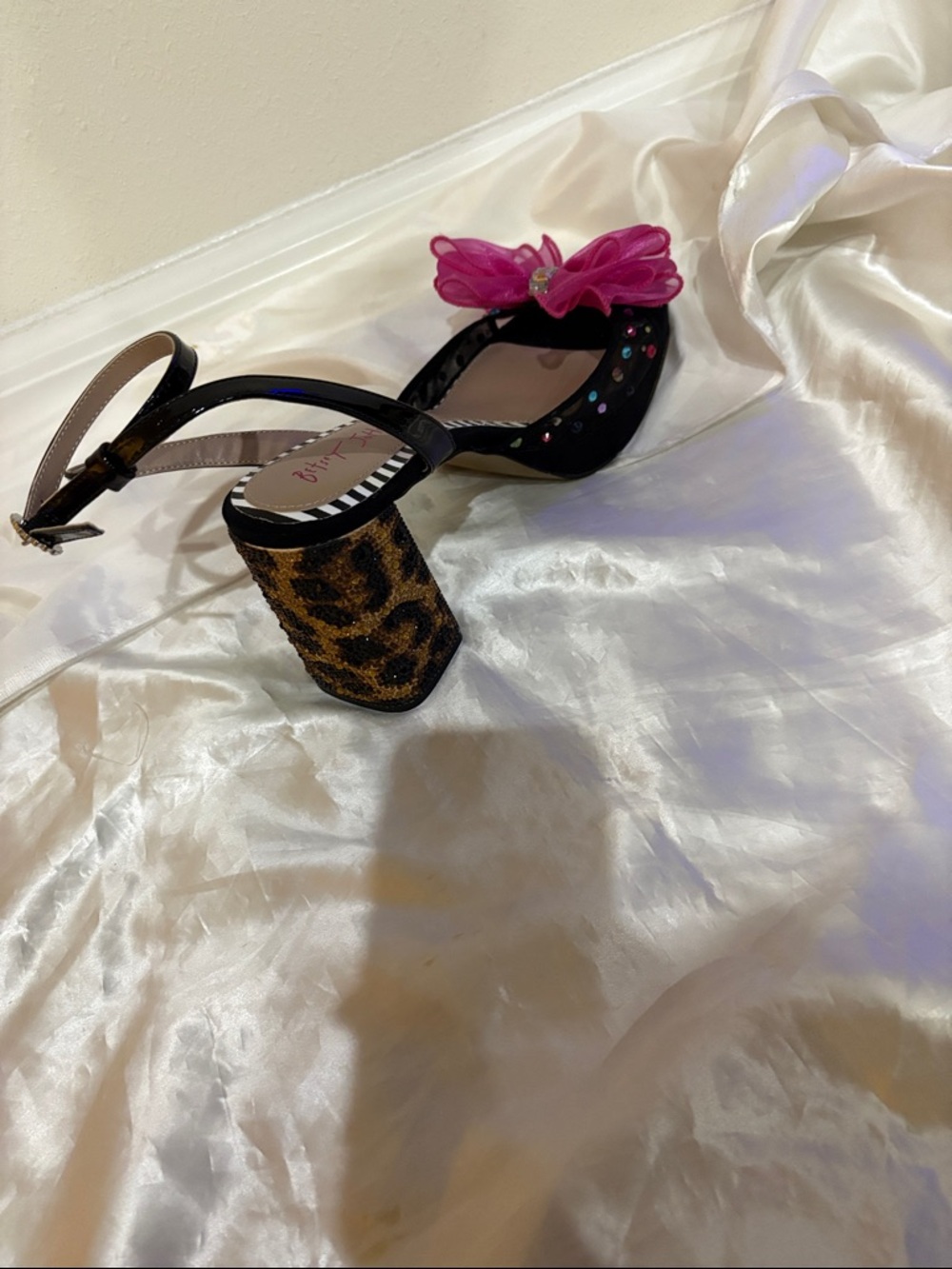 Betsey Johnson Palloma Heel - Organza Bow - Picture 2 of 7